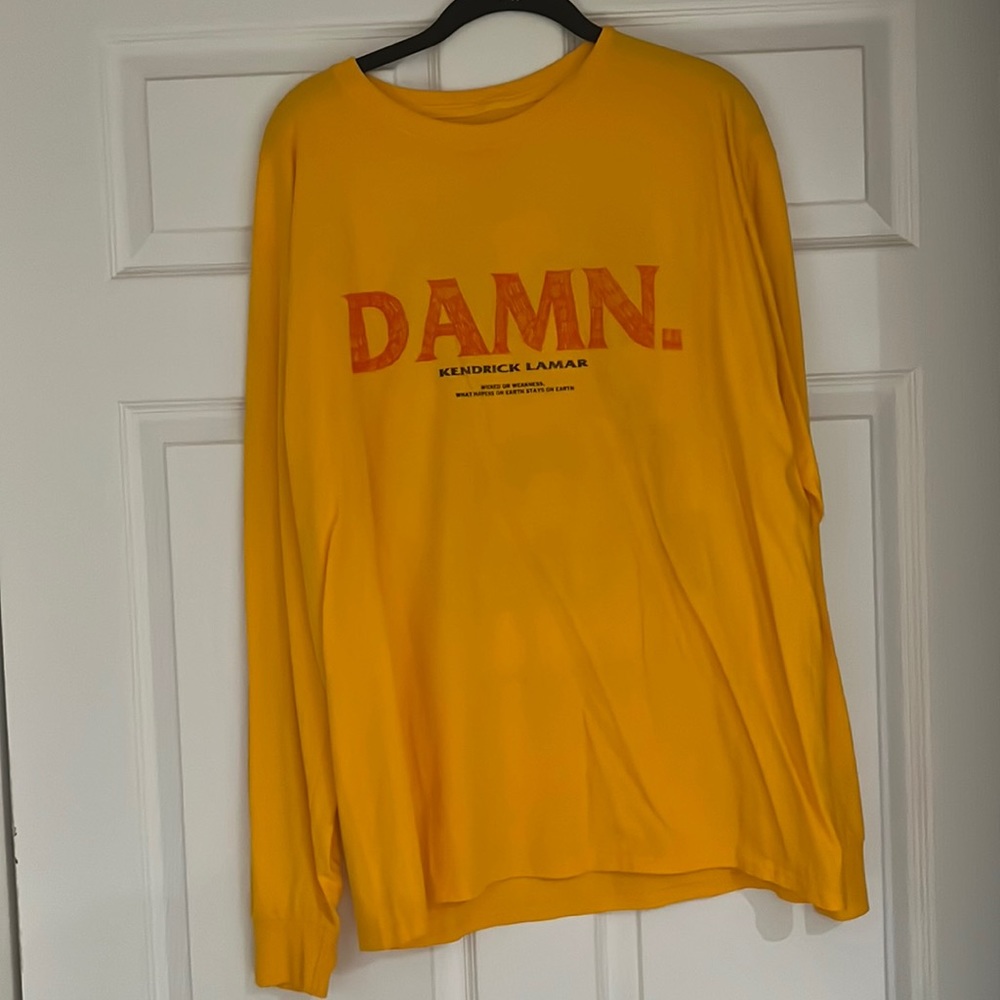 Kendrick Lamar DAMN tour shirt